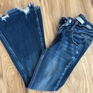 KanCan Dark Blue Flare Jeans